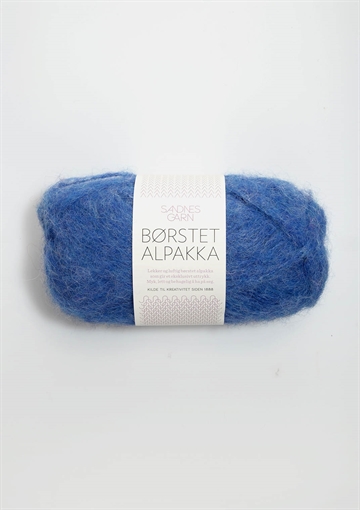 Sandnes Børstet Alpakka fv. 6220 lys blågrå